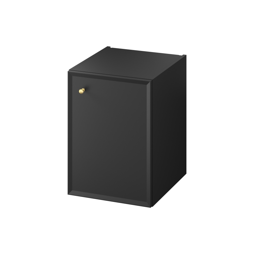 Cersanit S1022-005 - Mueble de baño suspendido MILLE 40x45 cm negro mate