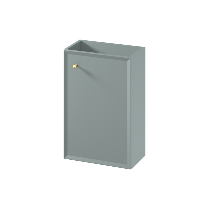 Cersanit S1022-009 - Mueble de baño colgante bajo lavabo MILLE 40x22 cm, color menta
