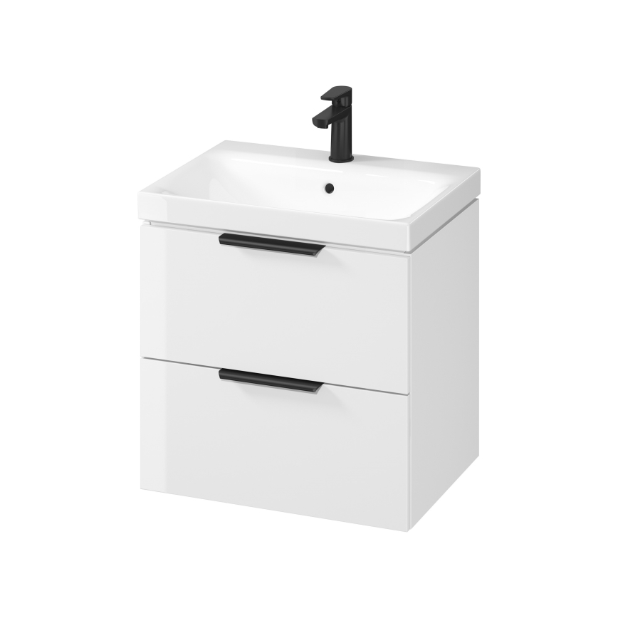 Cersanit S598-046-DSM - Mueble de baño suspendido bajo lavabo MALIKA 60x45 cm blanco
