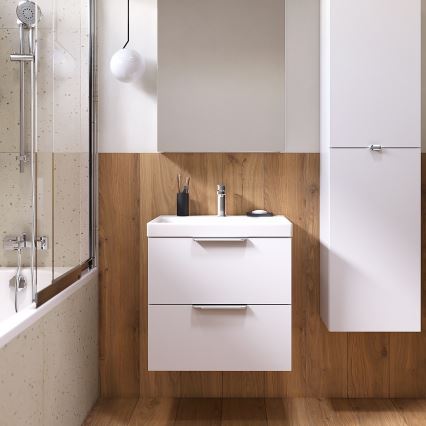 Cersanit S598-048-DSM - Mueble de baño suspendido para lavabo MALIKA 80x45 cm blanco