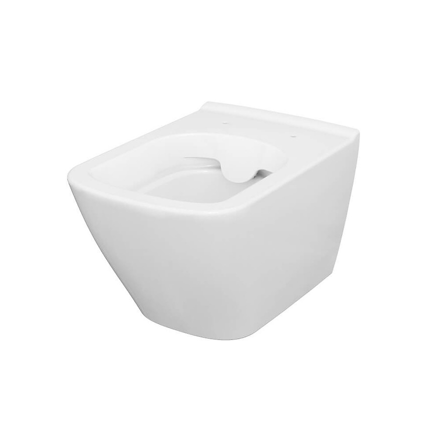 Cersanit S701-405 - Inodoro suspendido con asiento de inodoro CITY SQUARE cerámica/blanco