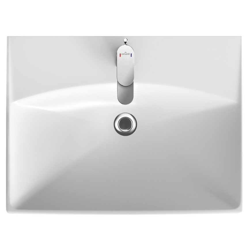 Cersanit S801-142-DSM - Mueble de baño suspendido con lavabo LARA CITY 46x60 cm blanco