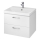 Cersanit S801-142-DSM - Mueble de baño suspendido con lavabo LARA CITY, 60 x 45 cm, blanco