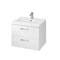 Cersanit S801-147-DSM - Mueble de baño suspendido con lavabo LARA 60x45 cm blanco