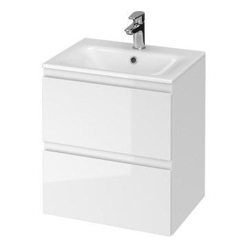 Cersanit S801-312-ECO - Mueble de baño suspendido con lavabo MODUO 50x40 cm blanco