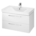 Cersanit S801-338-DSM - Armario de baño suspendido con un lavabo ELODY 46x80 cm blanco