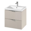 Cersanit S801-541 - Mueble de baño suspendido con lavabo TIRSO 60x45 cm beige