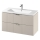 Cersanit S801-548 - Mueble de baño suspendido con lavabo TIRSO 100x45 cm beige