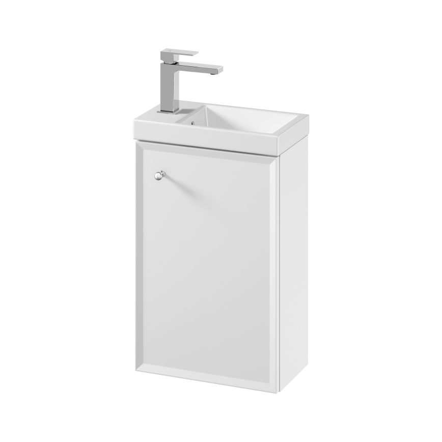 Cersanit S801-568 - Mueble de baño suspendido con lavabo MILLE 40x22 cm blanco