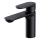 Cersanit S951-331 - Grifo de lavabo CREA 14,3 cm negro