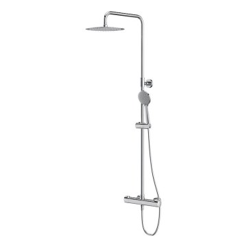 Cersanit S951-340 - Juego de ducha con grifo termostático CITY cromo brillante