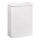 Cesta 19x26,5 cm acero inoxidable/blanca