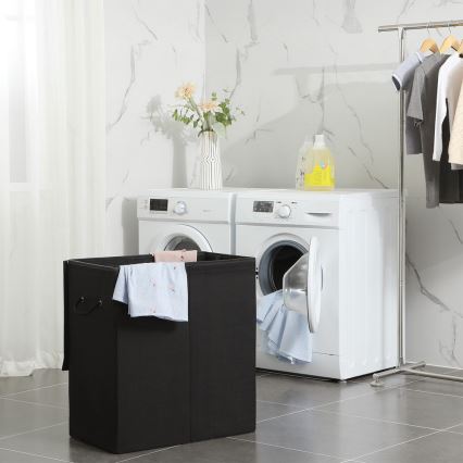 Cesta de ropa NASH negra