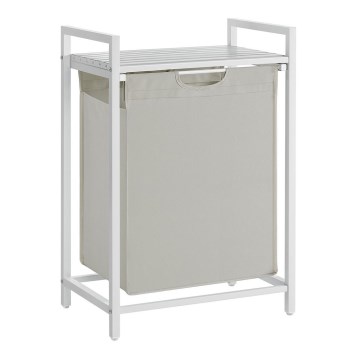 Cesta de ropa REX blanca