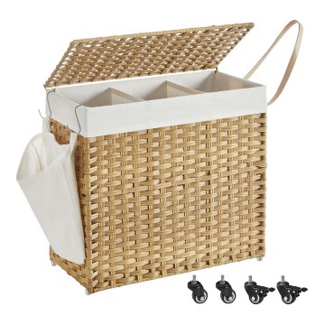 Cesta para la ropa FLYN de ratán