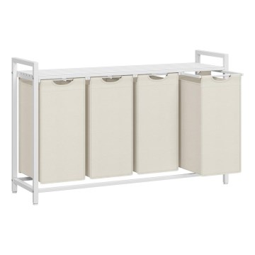 Cesta para ropa REX blanca