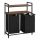 Cesta para ropa REX marrón/negro