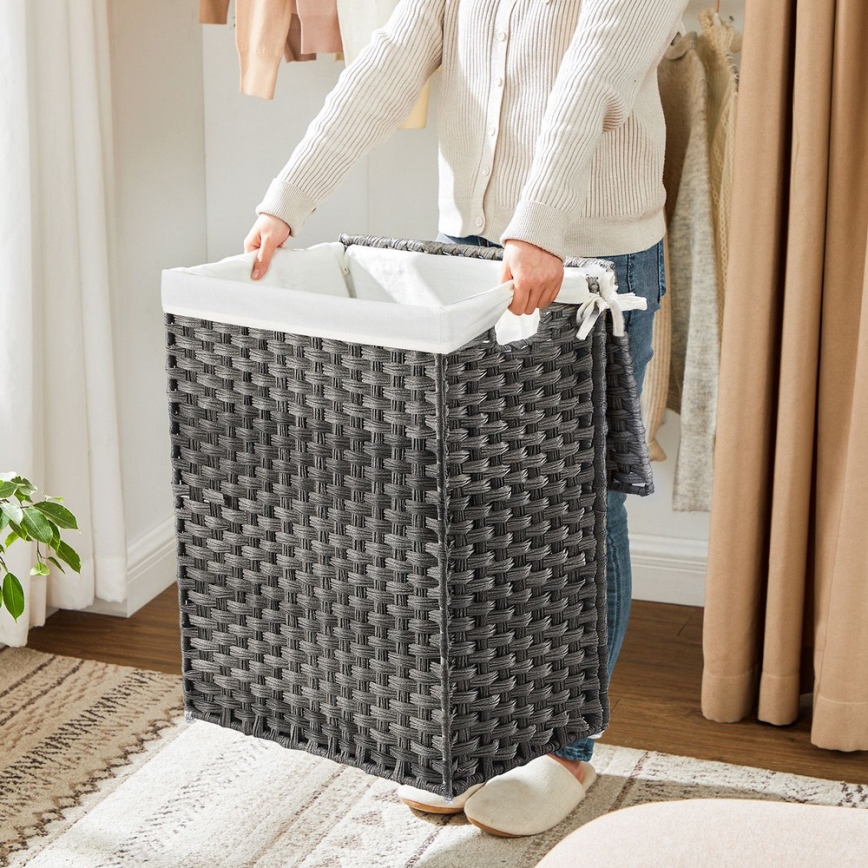 Cesto de ropa BLAINE gris