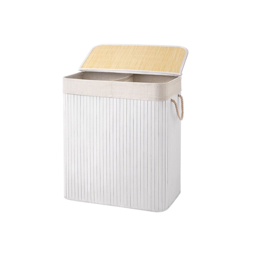 Cesto de ropa GUS blanco