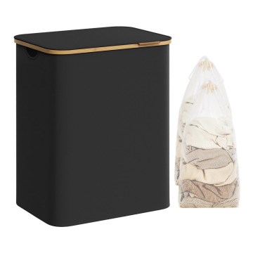 Cesto de ropa TATE negro