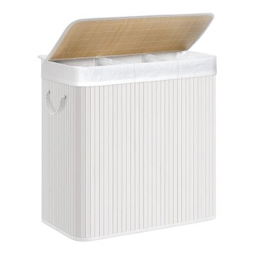 Cesto para la ropa GUS blanco