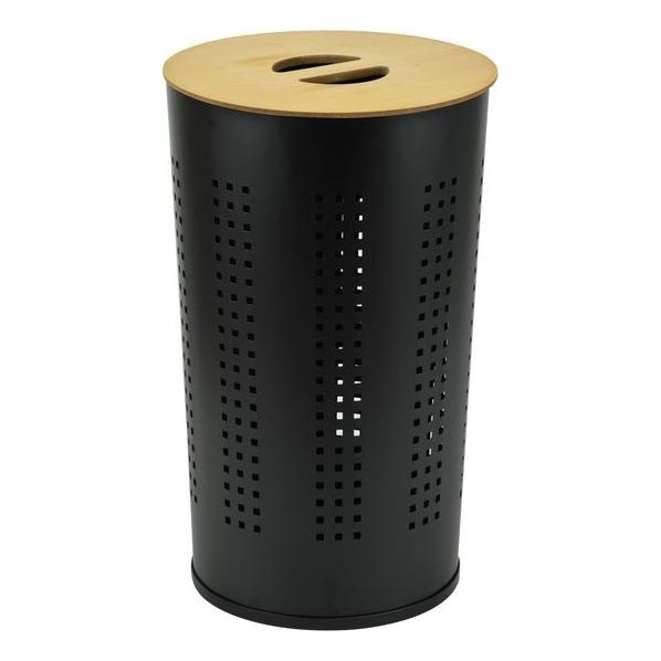 Cesto para ropa 46 l negro