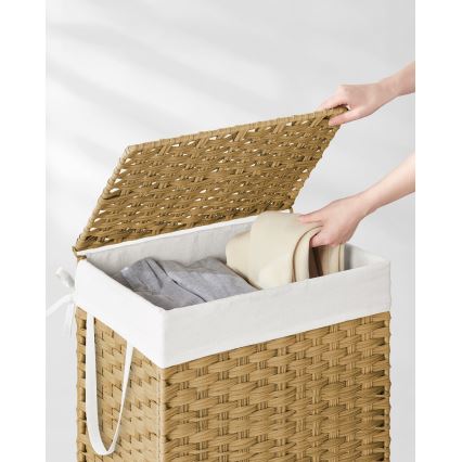 Cesto para ropa FLYN de ratán