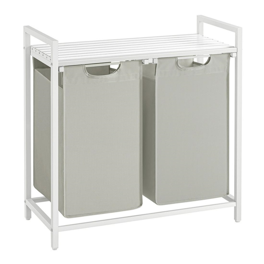 Cesto para ropa REX blanco