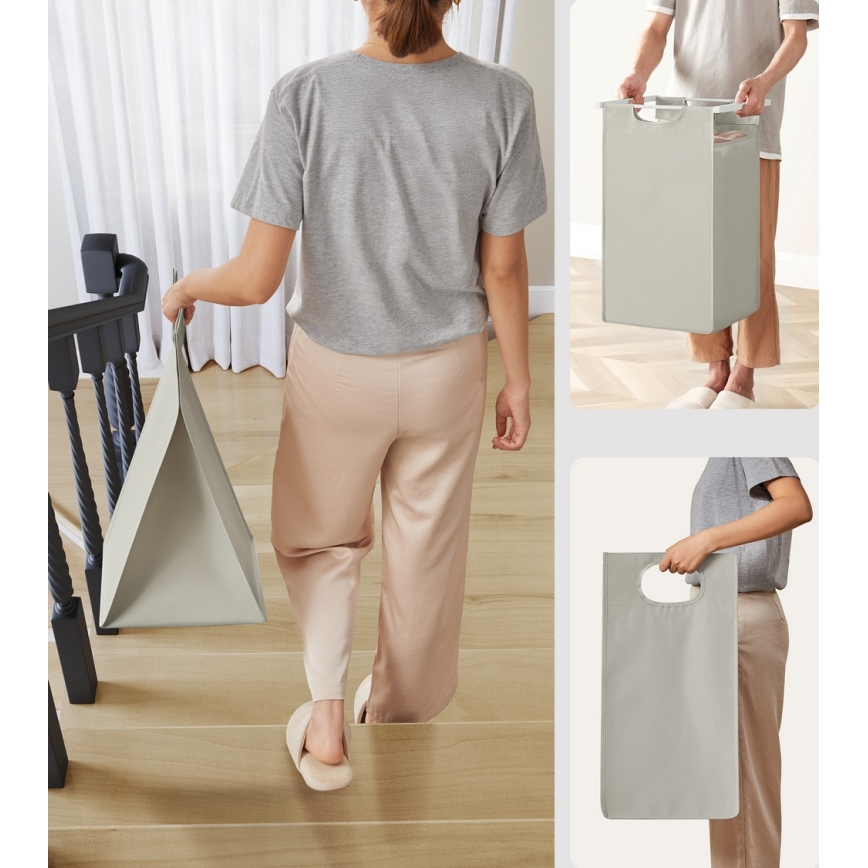 Cesto para ropa REX blanco