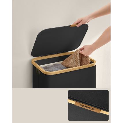 Cesto para ropa TATE negro