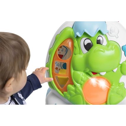 Chicco - Andador con actividades y sonido 2 en 1 DINO 2xAA