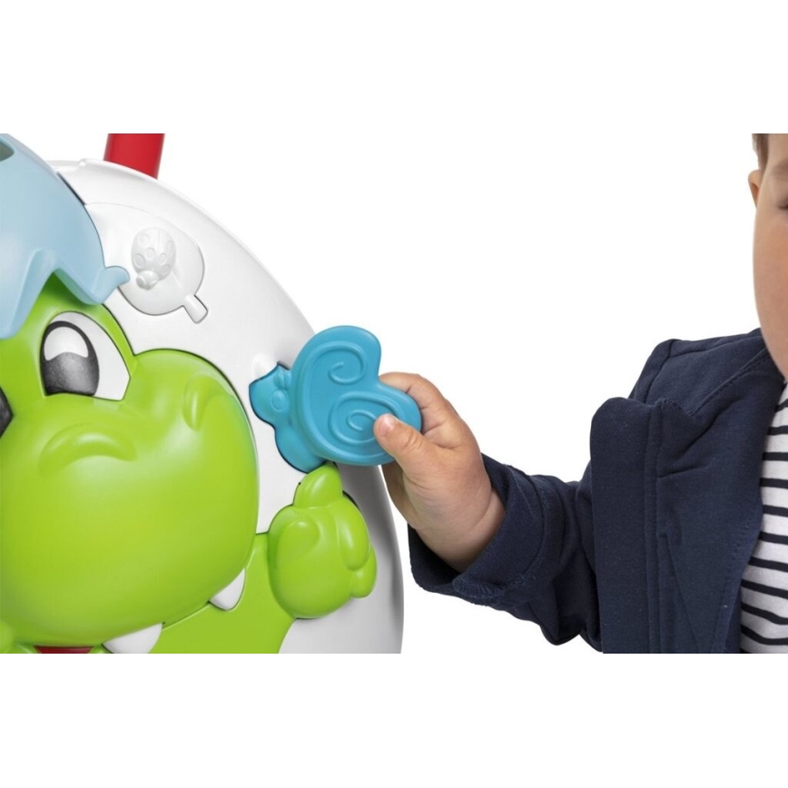 Chicco - Andador con actividades y sonido 2 en 1 DINO 2xAA