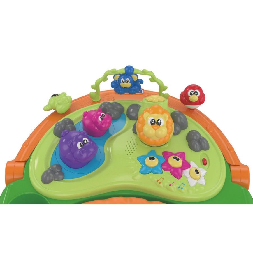 Chicco - Andador para bebés WALKY TALKY 2xAA amarillo/azul