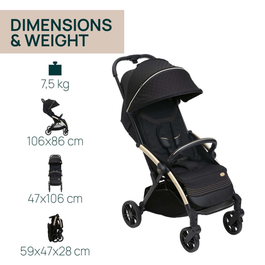 Chicco - Cochecito GOODY XPLUS Black Re_Lux Eco+ + bicicleta de empuje ALL AROUND