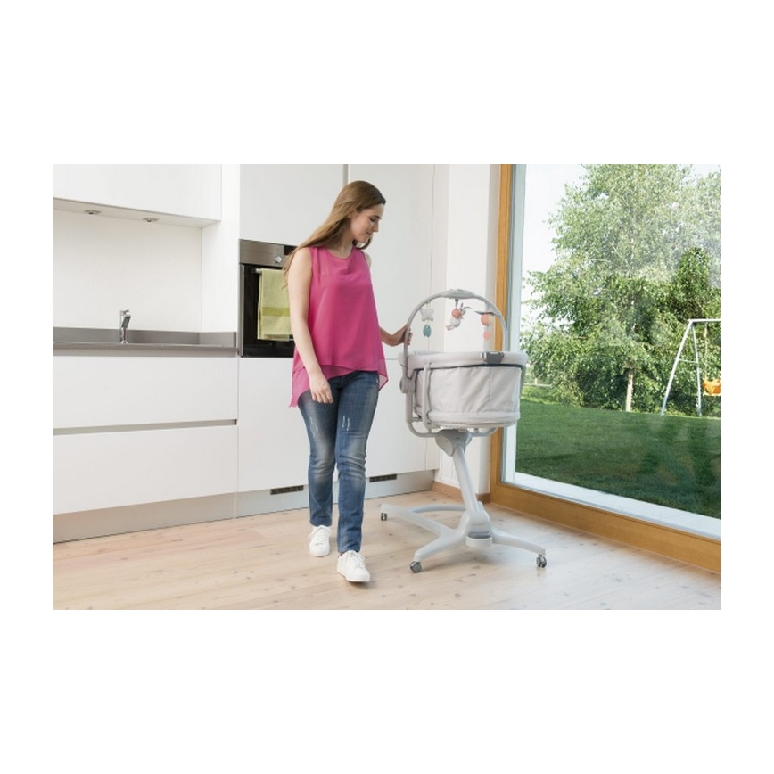 Chicco - Cuna infantil 4 en 1 BABY HUG blanca
