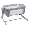 Chicco - Cuna para bebé 2en1 2v1 NEXT2ME MAGIC EVO gris claro
