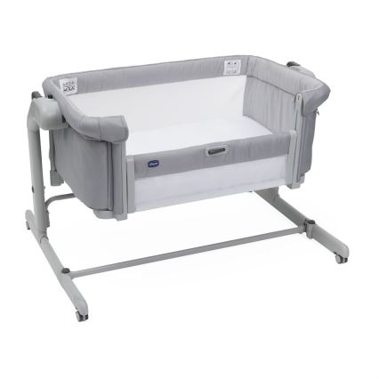 Chicco - Cuna para bebé 2en1 2v1 NEXT2ME MAGIC EVO gris claro