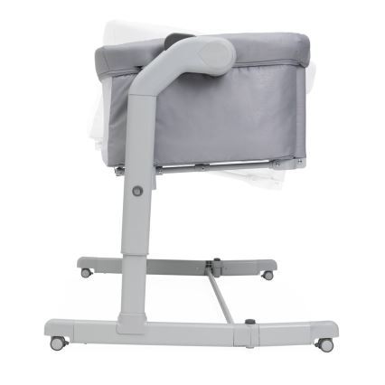 Chicco - Cuna para bebé 2en1 2v1 NEXT2ME MAGIC EVO gris claro