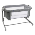 Chicco - Cuna para bebé 2en1 2v1 NEXT2ME MAGIC EVO gris oscuro