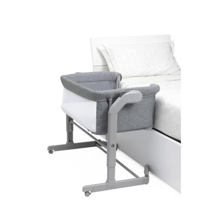 Chicco - Cuna para bebé 2en1 2v1 NEXT2ME MAGIC EVO gris oscuro