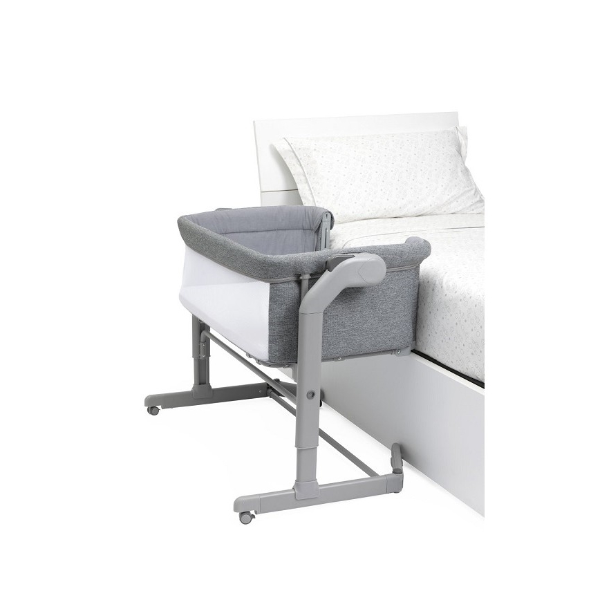 Chicco - Cuna para bebé 2en1 2v1 NEXT2ME MAGIC EVO gris oscuro
