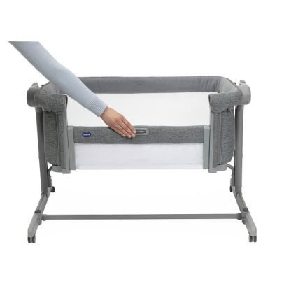 Chicco - Cuna para bebé 2en1 2v1 NEXT2ME MAGIC EVO gris oscuro