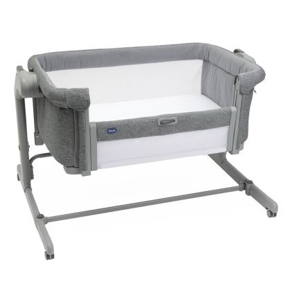 Chicco - Cuna para bebé 2en1 2v1 NEXT2ME MAGIC EVO gris oscuro