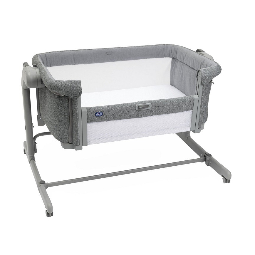 Chicco - Cuna para bebé 2en1 2v1 NEXT2ME MAGIC EVO gris oscuro
