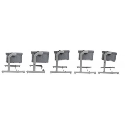 Chicco - Cuna para bebé 2en1 2v1 NEXT2ME MAGIC EVO gris oscuro