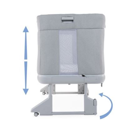 Chicco - Cuna para bebé 3en1 3v1 NEXT2ME FOREVER gris oscuro