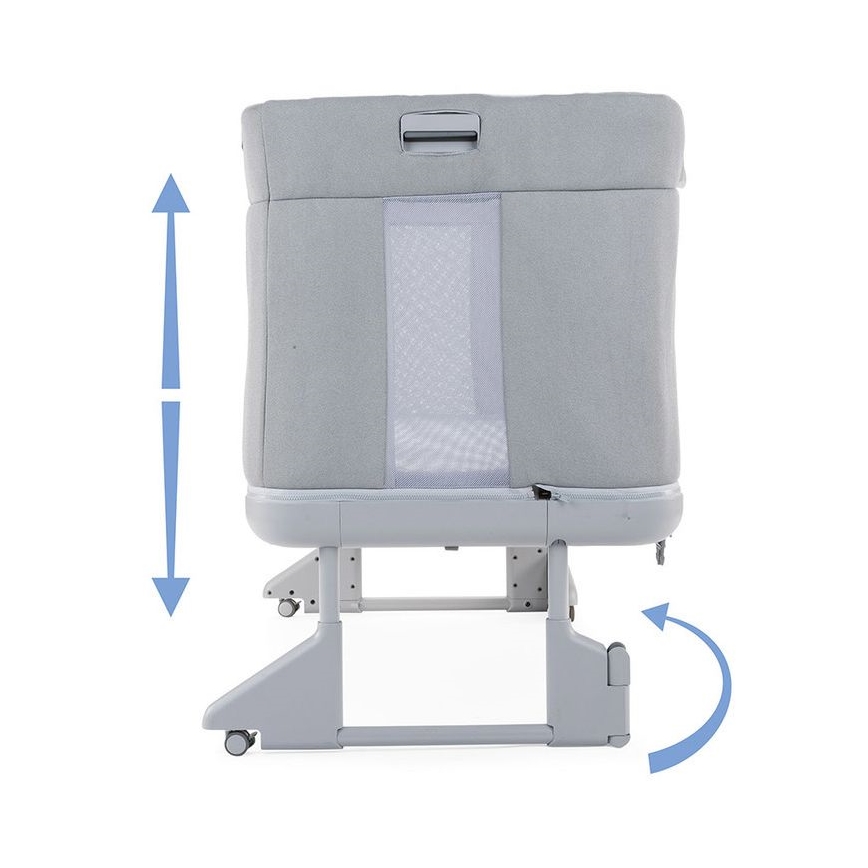 Chicco - Cuna para bebé 3en1 3v1 NEXT2ME FOREVER gris oscuro