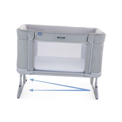 Chicco - Cuna para bebé 3en1 3v1 NEXT2ME FOREVER gris oscuro