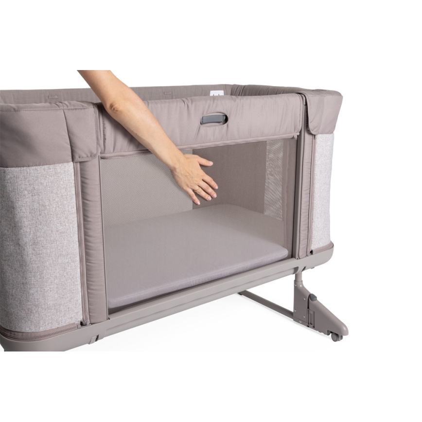 Chicco - Cuna para bebé 3en1 NEXT2ME FOREVER gris