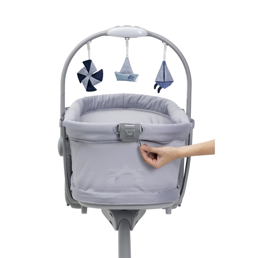 Chicco - Cuna para bebé 5en1 BABY HUG PRO gris